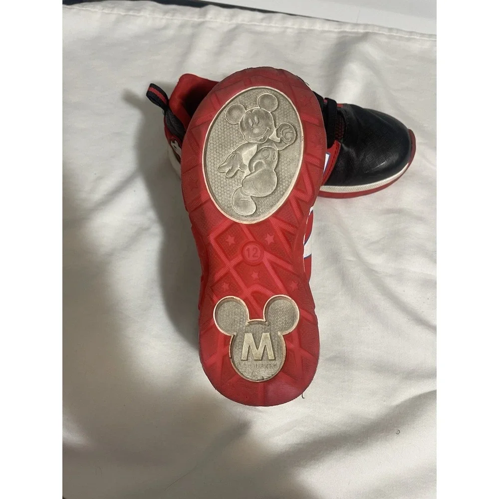 Mickey Mouse Light Up Shoes Boys Size 12